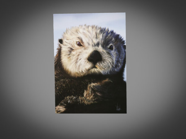 5x7 Sea Otter Card